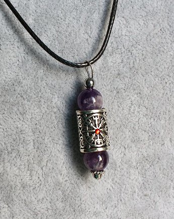 Ametyst Vegvisir wisior ochronny, KEIT
