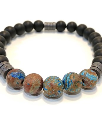 KD - Bransoletka BLACK ONYX - turquoise, kaminskydesign