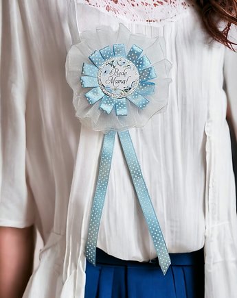 Kotylion Będę Mamą Baby Shower Bociankowe Urodziny 2, DrukLove