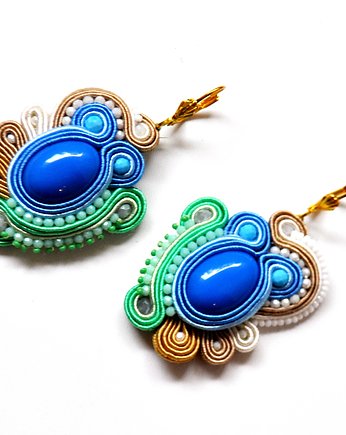 Sutaszowe kolczyki CASABLANCA, Sylwia Żak