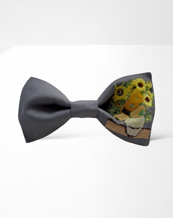 Mucha męska haftowana słoneczniki Van Gogh, Zdunetti