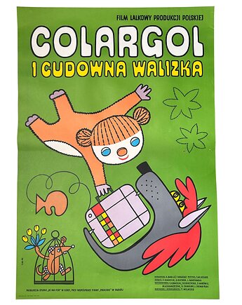 Plakat filmowy COLARGOL I CUDOWNA WALIZKA, 1979, aut. Tadeusz Wilkosz, RiskyWalls