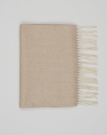 Szalik kaszmirowy cachemire beżowy (bz2), BORGIO