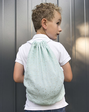 Mint –bawełniany worek/plecak dla przedszkolaka, Muzpony
