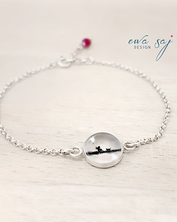 Star Girl Classic kot - bransoletka 925, Ewa Saj  Silver