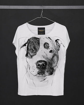 Amstaff Dog Women's T-shirt hoar, SELVA