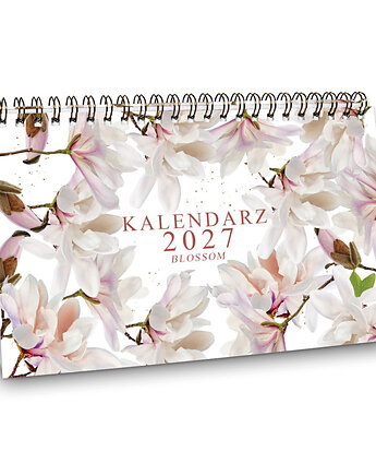 Kalendarz 2027 biurkowy BLOSSOM wolnostojący, Planerum