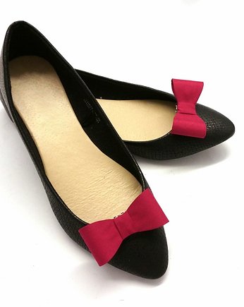 Klipsy do butów Coquet-Kokardki 3D S/Dark Fuchsia, Coquet