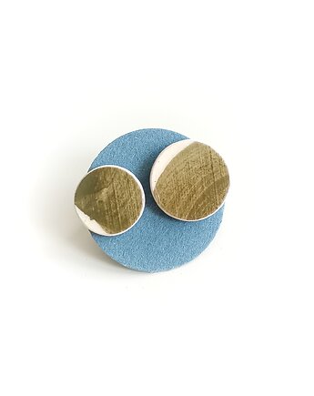 Kolczyki ceramiczne Włocławek, biżuteria z talerzy