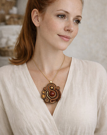 Elegancki wisior sutasz, Mró Soutache