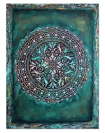 Mandala 42 obraz ręcznie malowany 3D obraz do salonu, Galeriai