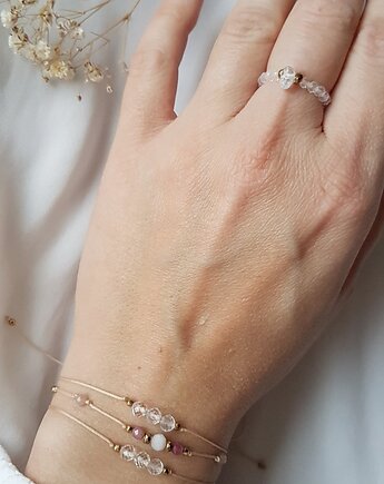 Pierścionek z Kryształem Górskim, Szmaragdowa Polana