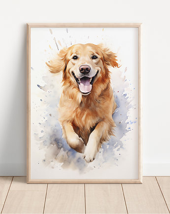 Plakat golden retriever, Whatever the timezone