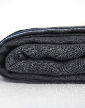 Lniane Prześcieradło Płaskie CHARCOAL, so linen!