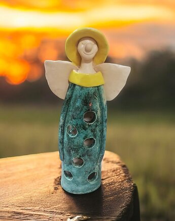 Anioł ceramiczny rękodzieło, Kącik Pomysłów