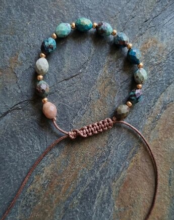 Bransoletka talizman Chryzokola, KruCorde