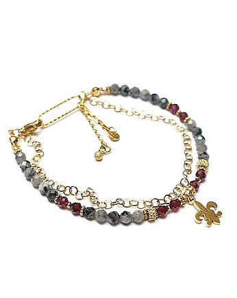 Larvikit /14.11.25/ - bransoletka  - Szlachetna kolekcja, KiKa pracownia