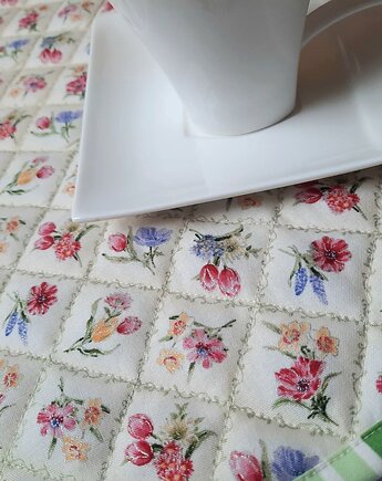 Wiosenne okienka  -mata, obrusik, Gazynia