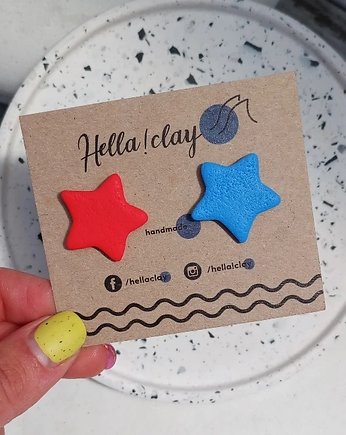 Kolczyki  Gwiazdki Mix&Match, Hellaclay