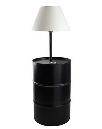 Lampa podłogowa stalowa BARREL czarna LGH0151, GIE EL