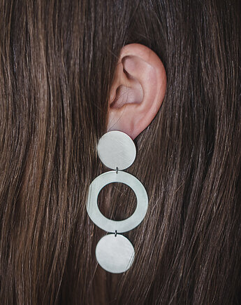 Kolczyki srebrne RING, Marta jewelry