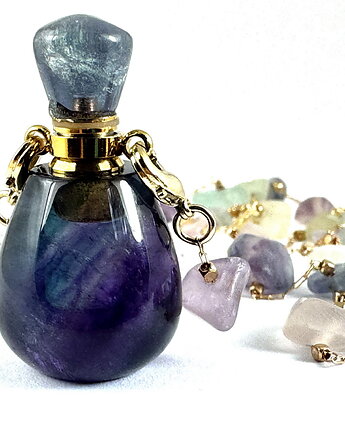 Perfumetka + Łańcuszek okulary - fiolet-granat-Lila II, DROBINY CZASU