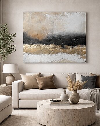 Abstrakcja Loft no.7  kolekcja LOFT Ręcznie malowany obraz Duży XXL, Diana Abstract Art