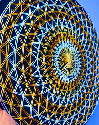 Rozeta INFINITY z tutorialem - Zestaw DIY String Art BOX, Błażej co ty pleciesz