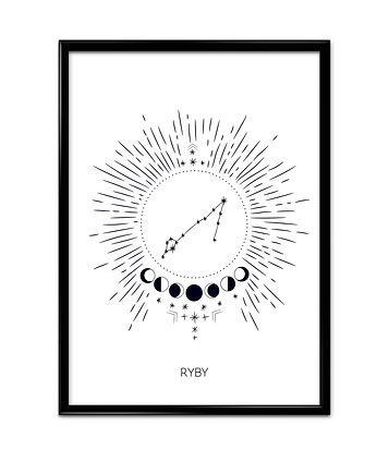Plakat Ryby , Bury Lis