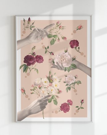 Plakat OGRÓD BOTANICZNY (KOLAŻ), Agnieszka Osiecka RYSUJĘ BO SIĘ NUDZĘ