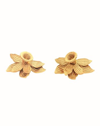 Kolczyki pozłacane "Żonkile", Ker Jewellery