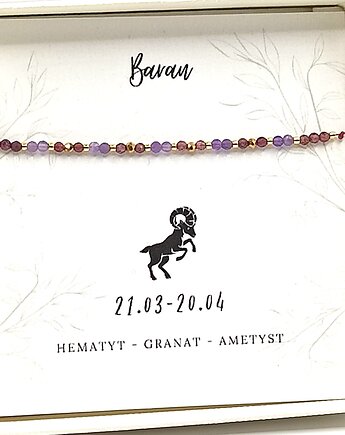 Bransoletka zodiakalna Baran