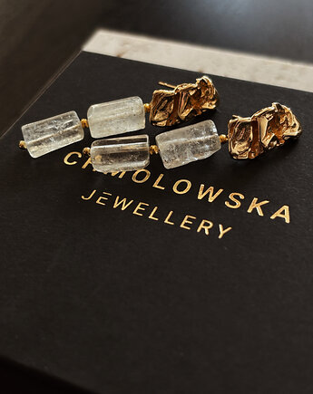 Kolczyki  z cytrynem, Chmolowska Jewellery