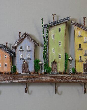 Drewniany wieszak na klucze , Creative Craft Family R