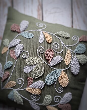 Poduszka dekoracyjna  floral kwiaty, PUCHAKI