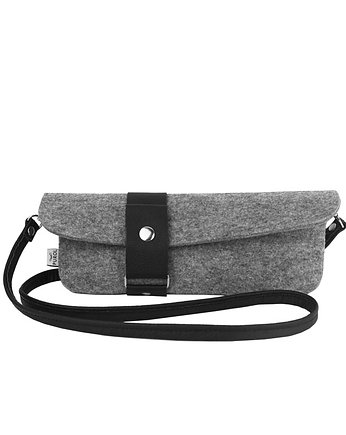 Kopertówka z filcu FLY BLACK, purol design