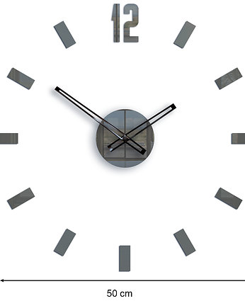 Zegar ścienny Point SZARY 50 cm, ModernClock