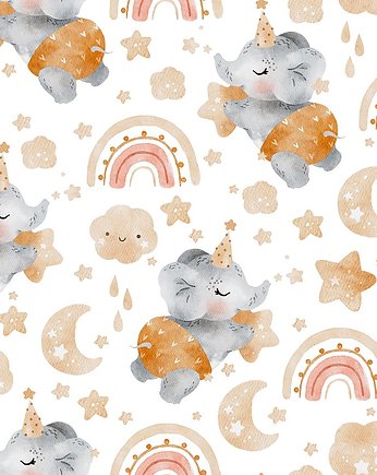 Tapeta Dreamy Elephant 1 53cmx10m PZ, Bajkowe Wnetrza