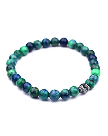 Bransoletka Męska Lapis Lazuli Czaszka, Brazi Druse Jewelry