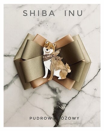 Kolekcja Pop Art Dog  Shiba Inu  1 szt, Pudrowy Różowy