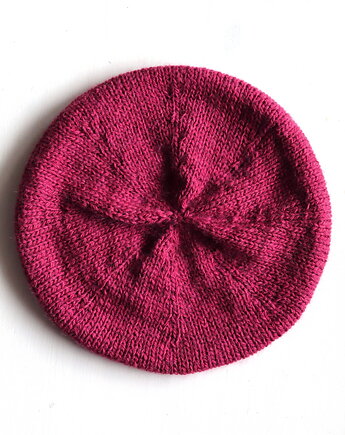 Bordo - beret w stylu francuskim, RękaProduction