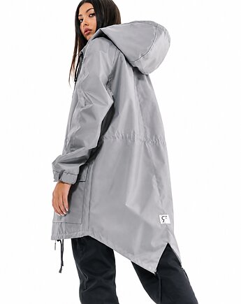 Kurtka / płaszcz typu parka szara, REST Factory