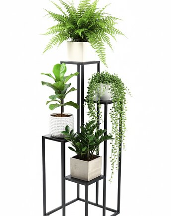 Kwietnik METALLO czarny 112cm, JAKPOLDESIGN