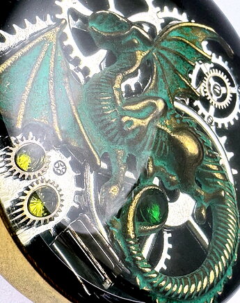 WISIOR - Dragon Green Beast II - unikatowy prezent, DROBINY CZASU