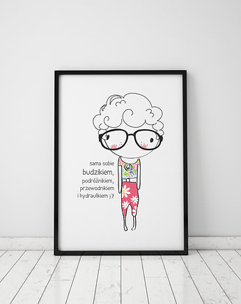 Plakat. Sama sobie budzikiem, Love Life and Forest
