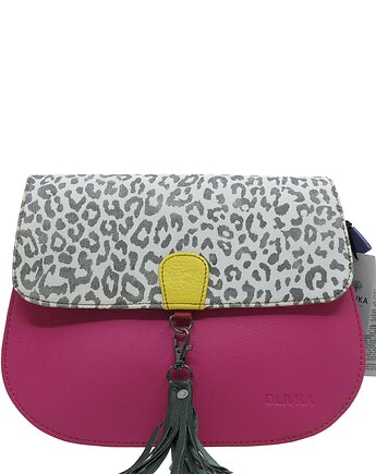 Torebka damska klasyczna odpinany wymienny chwost brelok OLIVKA, Olivka Warsaw