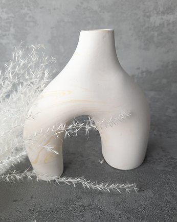 Duży wazon irregular marble yelow, nejmi art