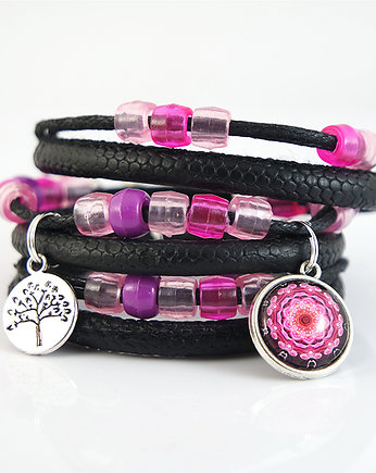 Bransoletka - Drzewo życia, mandala - owijana, yenoo