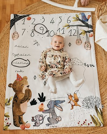 Kocyk foto Urodziny misia " -duży, Pstryk Smyk