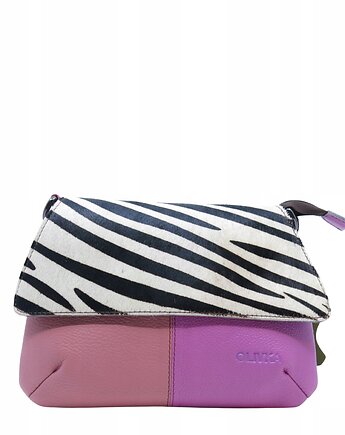 Kopertówka damska torebka skórzana pasek 4w1 obrotowa klapka OLIVKA, Olivka Warsaw